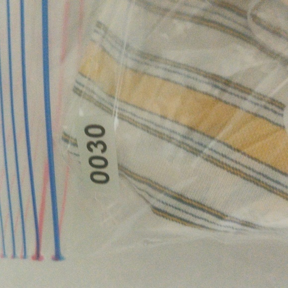 Lulus Midi Dress High Tide One Shoulder Yellow White Striped Women's Size Small - Picture 9 of 9